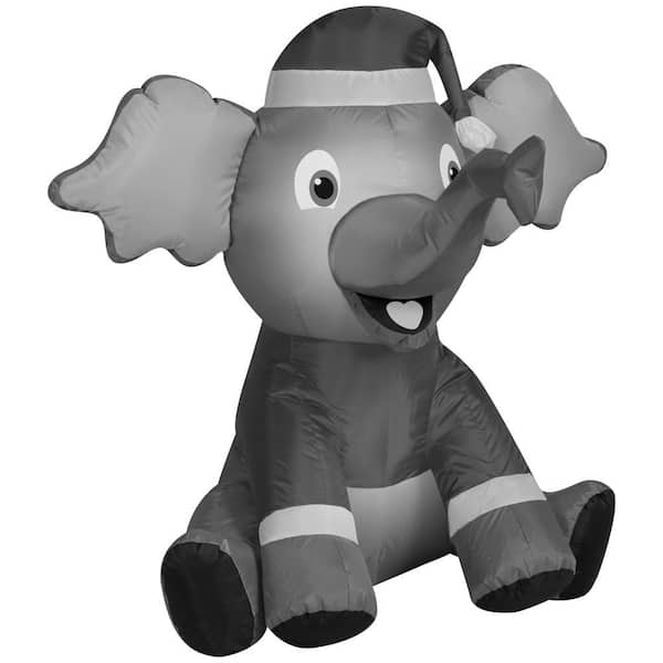 Unbranded 3 ft. Tall Airblown-Outdoor Elephant