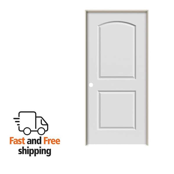 MMI DOOR Shaker Flat Panel 28 in. x 80 in. Right Hand Solid Core