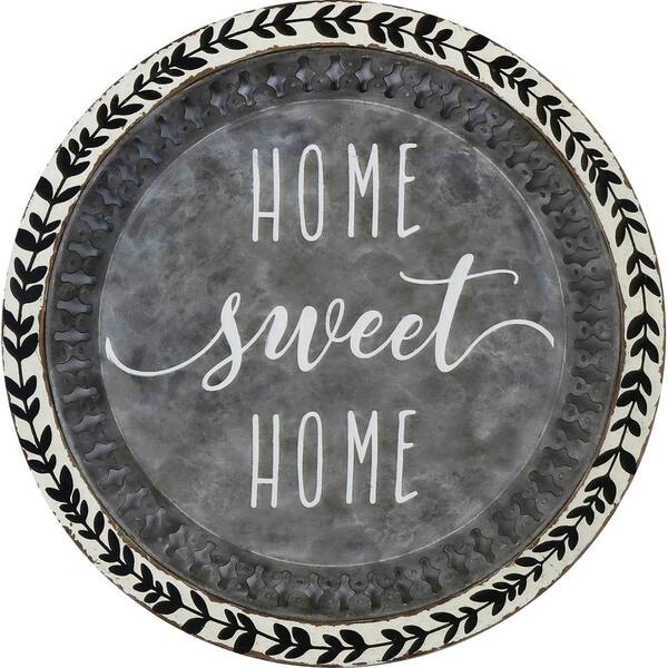 BACKYARD EXPRESSIONS PATIO · HOME · GARDEN 20 in. Home Sweet Home Indoor/Outdoor Wall Decor