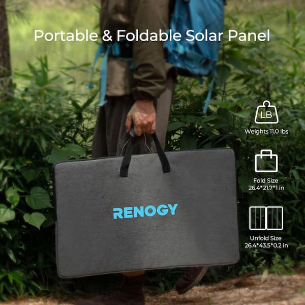 Renogy 120-Watt E. Flex Portable Monocrystalline Solar Panel