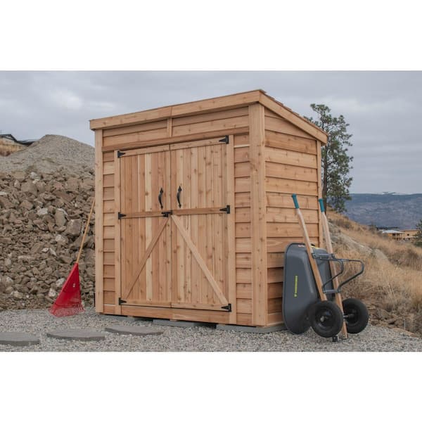 Outdoor Living Today Garden Saver 8 ft. W x 4 ft. D Cedar