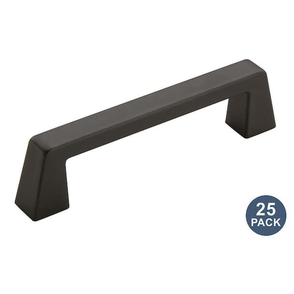 Blackrock 3 3/4 in.  96 mm  Black Bronze Drawer Pulls (25-Pack)