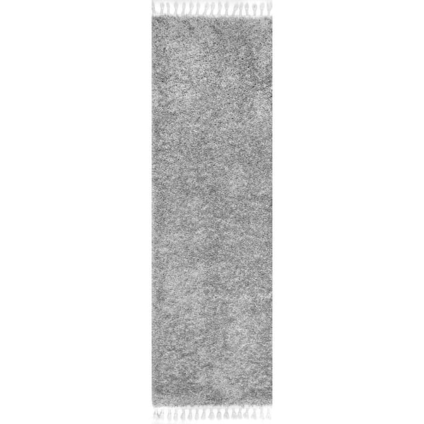 nuLOOM Dorisa Light Gray 2 ft. x 6 ft. Indoor Runner Rug