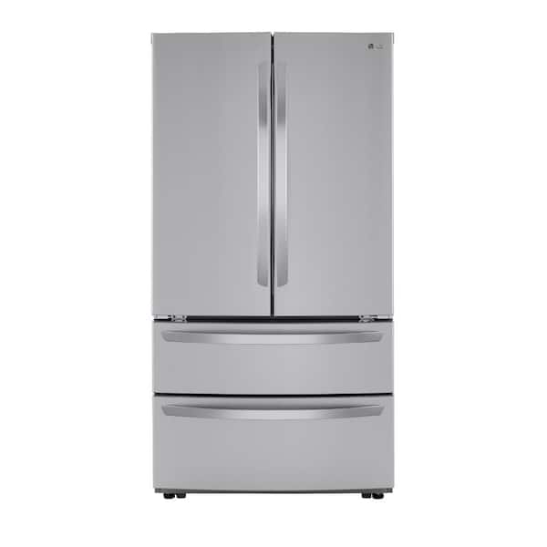 LG Electronics 27 cu. ft. 4-Door French Door Refrigerator with Internal Water Dispenser in PrintProof Stainless Steel