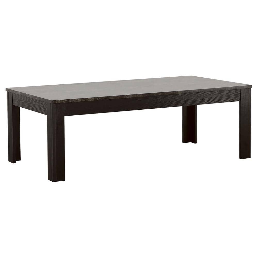 Transitional 3-Piece Black Rectangular Coffee and End Table Set