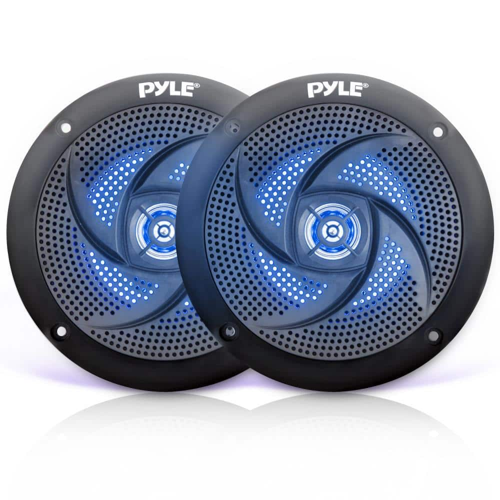 PYLE Waterproof Rated Marine Speakers, Low-Profile Slim Style