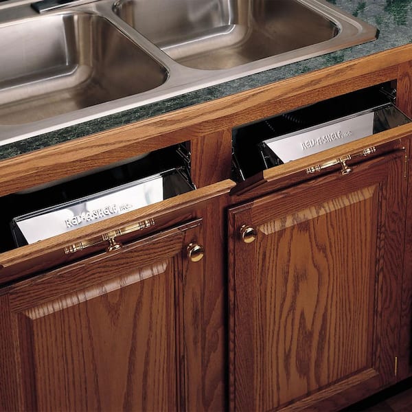 10 in.  Tip Out Tray w/Soft Close for Sink Base Cabinet