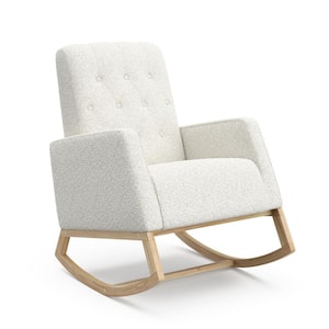 Northern Lights Natural with Ivory Boucle Nursery Rocker