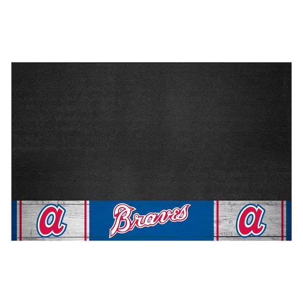 FANMATS 42 in. Atlanta Braves Vinyl Grill Mat
