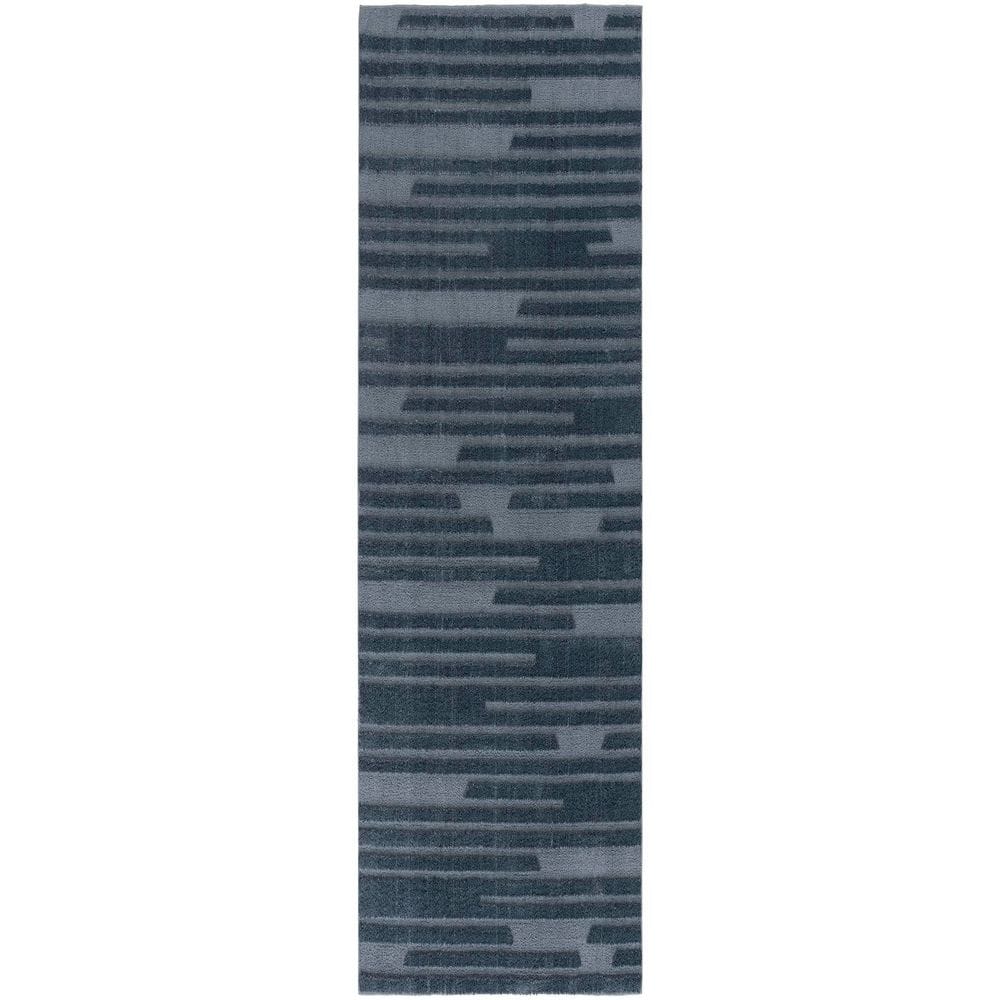 Vinings 2 ft. x 7 ft. Blue Runner Rug price history on PriceWatchPro