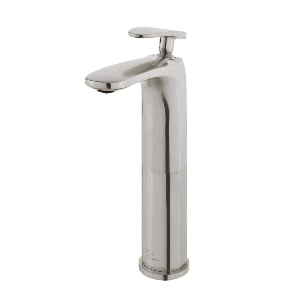 Sublime Brushed Nickel Single-Handle High Arc Bathroom Faucet