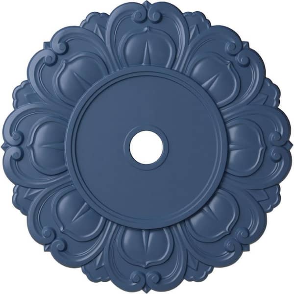 Ekena Millwork 1-1/8" x 32-1/4" x 32-1/4" Polyurethane Angel Ceiling , Hand-Painted Americana
