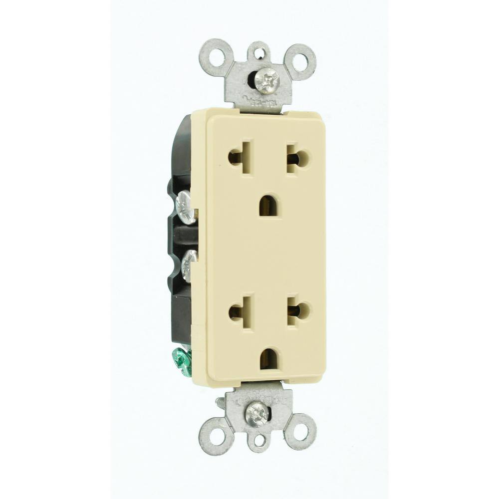 Decora 15 Amp 125/250 V Europlug Duplex Outlet/Receptacle, Ivory (1-Pack) 5825-I price history on PriceWatchPro