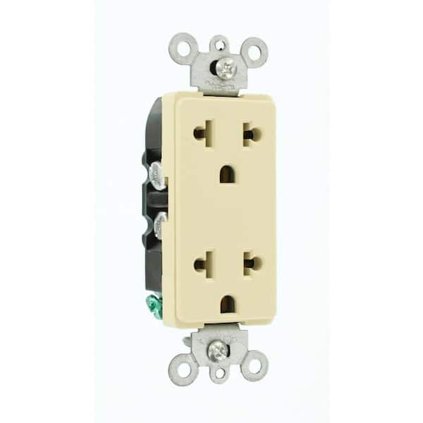 Leviton Decora 15 Amp 125/250 V Europlug Duplex Outlet Leviton Decora 15 Amp 125/250 V Europlug Duplex Outlet