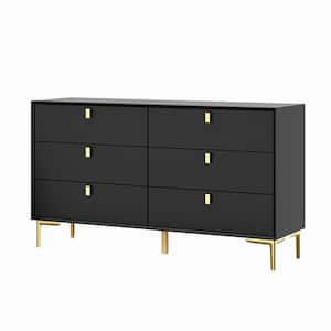 Miscool Black Finish 7 Drawer Chest of Drawers Storage Cabinet for Makeup  on casters (15.7 in D. X 18.9 in W. X 34.5 in H.) YCHD10G007BLL - The Home  Depot