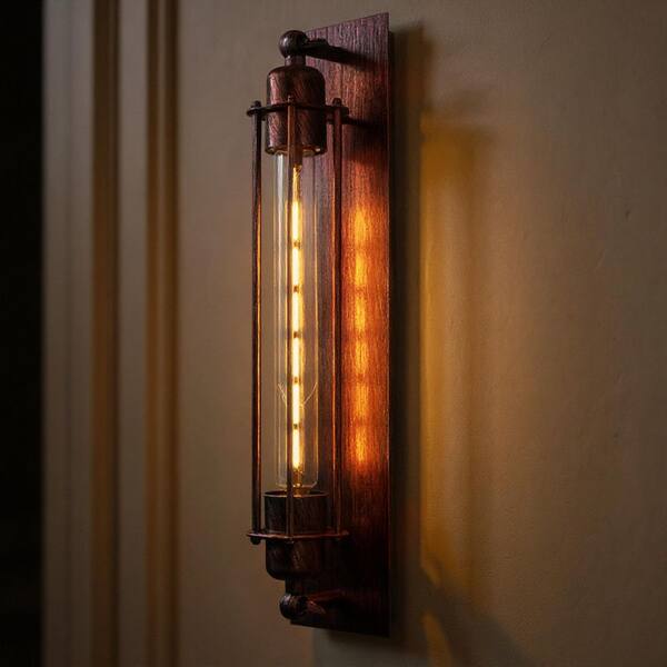 Emeritpro 3.54 in. 1-Light Rustic Indoor Wall Sconce, Industrial