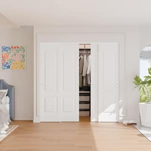 TENONER 60 in. x 80 in. 6-Panel Honeycomb Hollow Core Primed MDF ...
