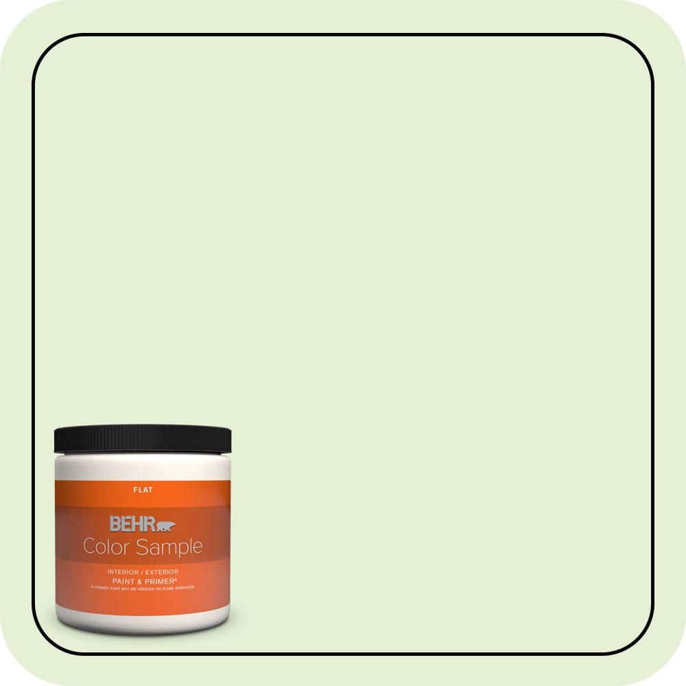 8 oz. #430C-2 Spring Morn Flat Interior/Exterior Paint & Primer Color Sample price history on PriceWatchPro
