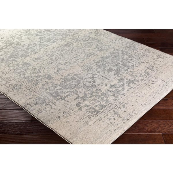 Demeter Gray 3 ft. x 18 ft. Indoor Area Rug
