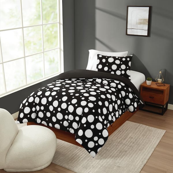 Truly Soft Sophia Dot Full/Queen 3 Piece Mulitcolored Microfiber Comforter Set