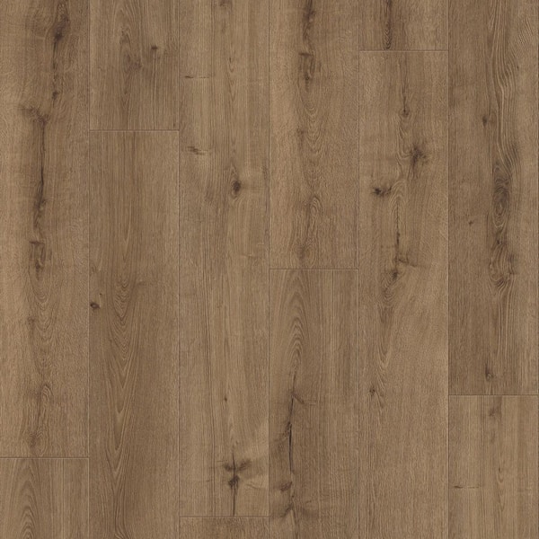 Fairfield Oak 14 mm T x 8 in. W Waterproof Laminate Wood Flooring(13.28 sq. ft. /case)