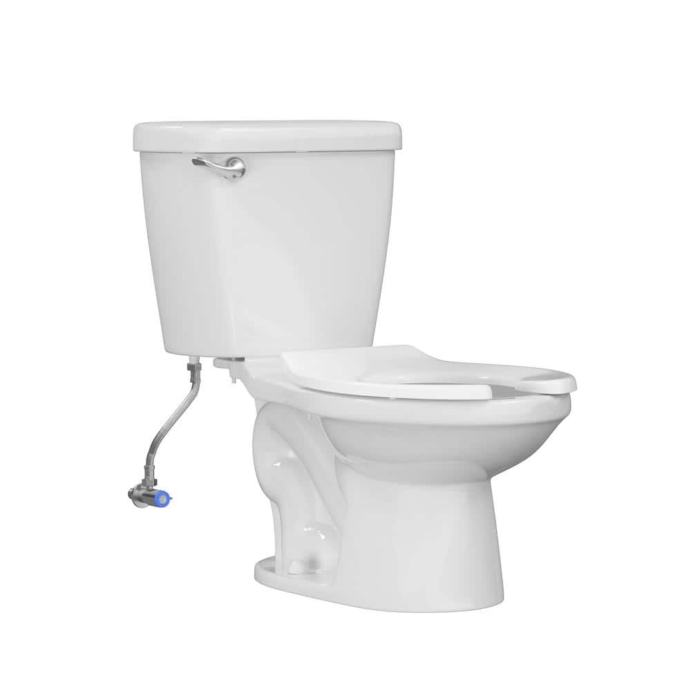 Childrens Toilet 10 Rough in 1.26 GPF Single Flush Round Toilet White, Sui