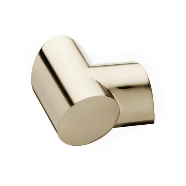 EVERMARK Brushed Nickel Left-Hand Horizontal Turn Connector