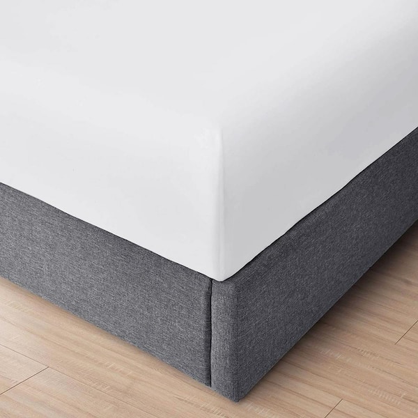 White Microfiber Split King Sheet Set, Split King Bed Sheets Canada