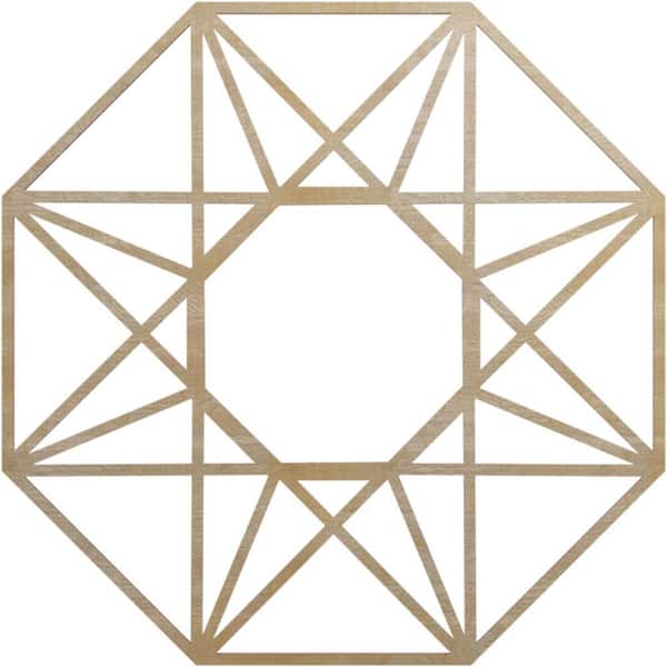Ekena Millwork 0.25 in. x 32 in. x 32 in. Wood Medallion Moulding