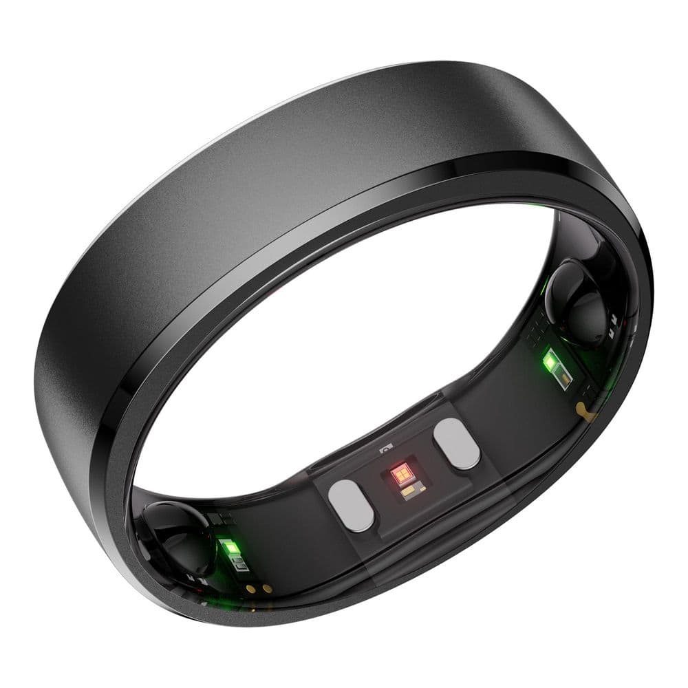 Gen 2 Size 10 Ultra-Thin Smart Ring with Sleep Apnea Monitoring and Health Tracking in Matte Black