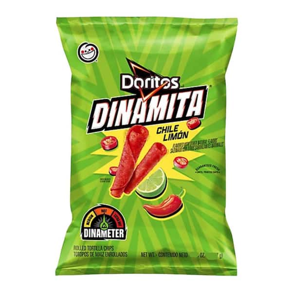 Chips, 3. 5 oz., Dinamita Chile Limon, Bag