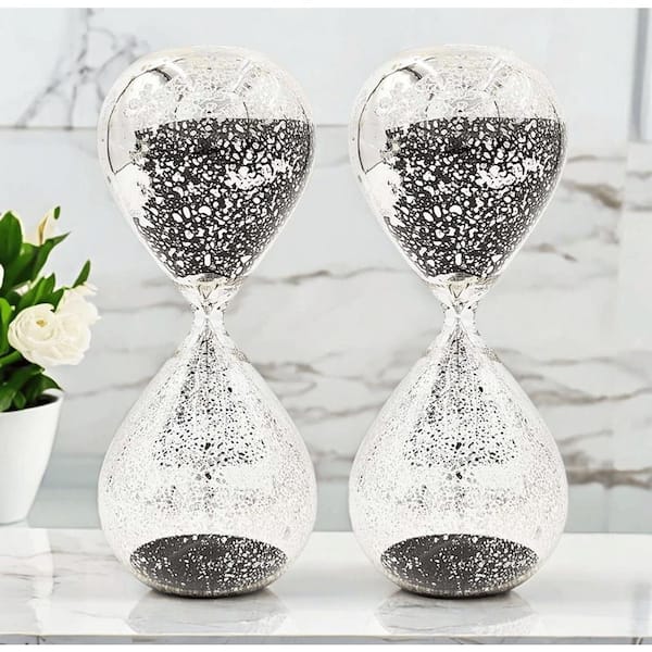 Vintage 60 Minute Metal Hourglass Sand Timer Hour Glass Clock Farmhouse Decor Vintage 60 Minute Metal Hourglass Sand Timer Hour Glass Clock Farmhouse Decor