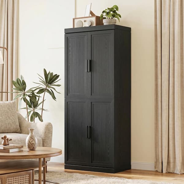 GASP【新品】OPS EDITION CARGOS V2 黒 XL Lirago Black Wood 72 in. H Storage Cabinet with Adjustable Shelves