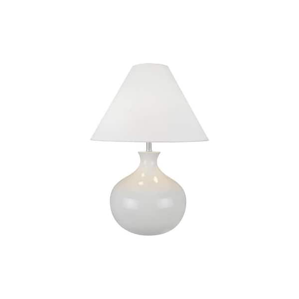 Filament Design 30.5 in. 2-Light White Table Lamp
