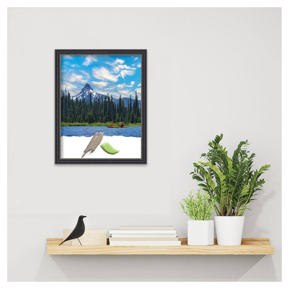Classic Black Satin Wood Wall Picture Frame