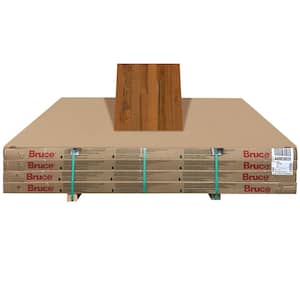 Plano Oak Gunstock 3/4 in. Thick x 3-1/4 in. Wide x Varying Length Solid Hardwood Flooring (352 sqft / pallet)