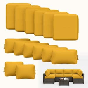 WNP 26 in. x 26 in. x 5 in. (14-Piece) Deep Seat Outdoor Sectional