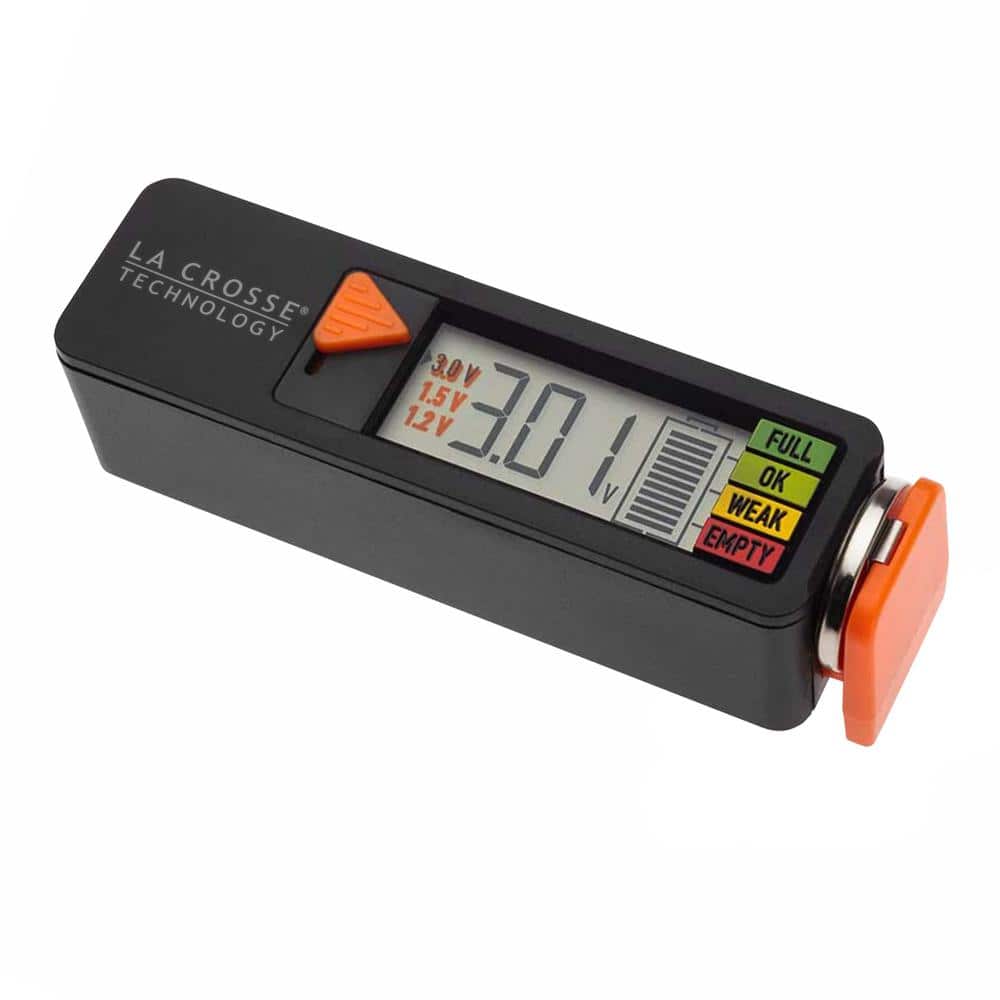 La Crosse Technology Portable Handheld Digital Battery Tester 911