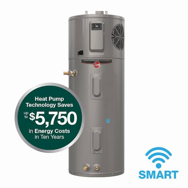 Performance Platinum 65 Gal. Smart High Efficiency Hybrid Heat Pump Water Heater with 10-Year Warranty