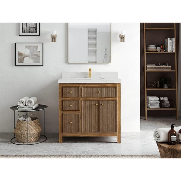 Queen 48 Full Sonoma Wall Mount Single Sink Modern Bathroom Vanity