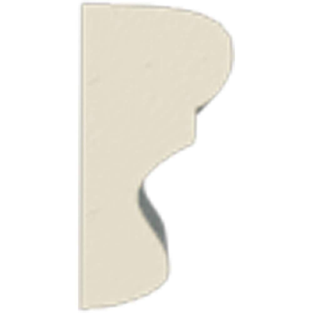 White Polyurethane Crown Chair Rail Moulding 94.5"