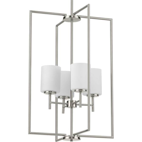 entryway light fixture brushed nickel