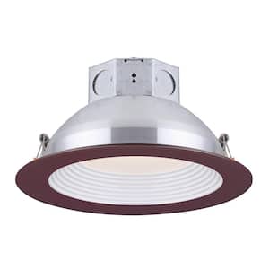 6 in. Bronze New Construction IC-Rated Recessed Integrated LED Kit