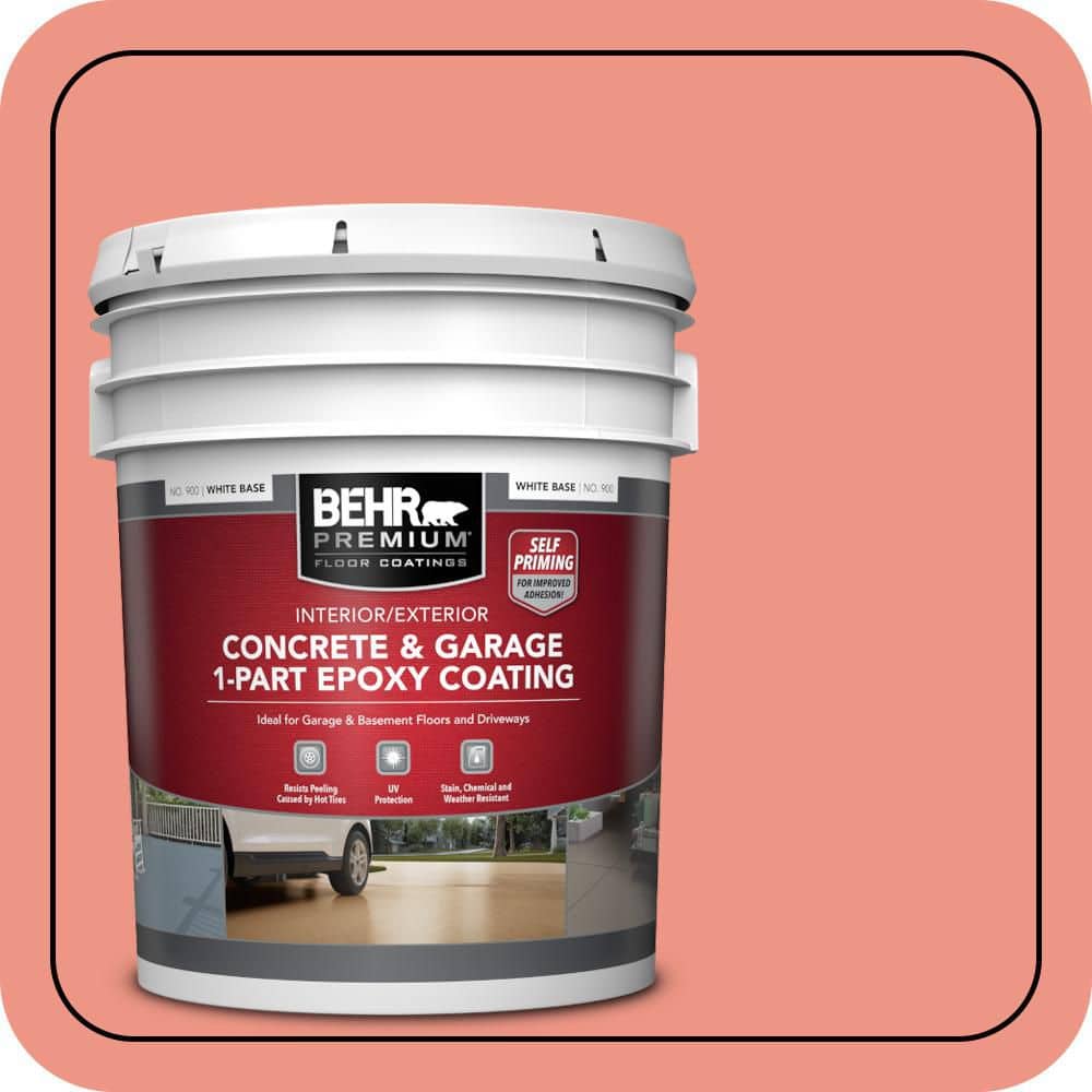 5 gal. #P180-4 Guava Jelly Self-Priming 1-Part Epoxy Satin Interior/Exterior Concrete and Garage Floor Paint price history on PriceWatchPro