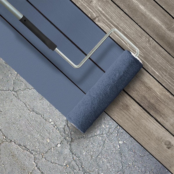 1 gal. #600F-6 Atlantic Blue Gloss Enamel Interior/Exterior Porch and Patio Floor Paint