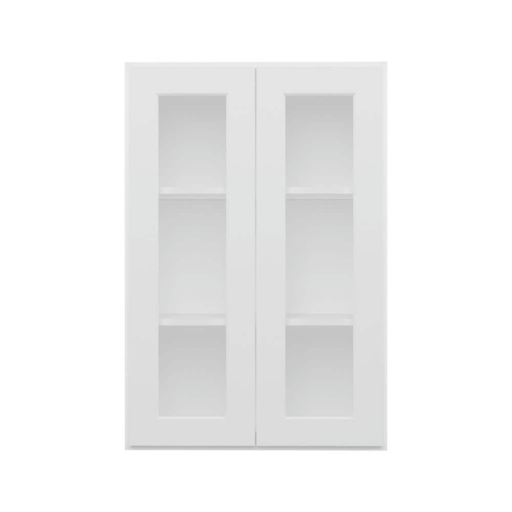 HOMLUX 24 in. W x 12 in. D x 36 in. H in Shaker White Ready to Assemble ...