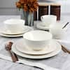 MARTHA STEWART 3-Piece White Everyday Small Ceramic Bowl Set 985117302M -  The Home Depot