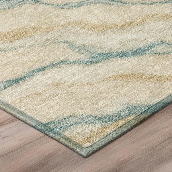 Chantille Machine Washable Indoor/Outdoor Abstract ACN2953 Ivory 10 ft. x 14 ft. Area Rug