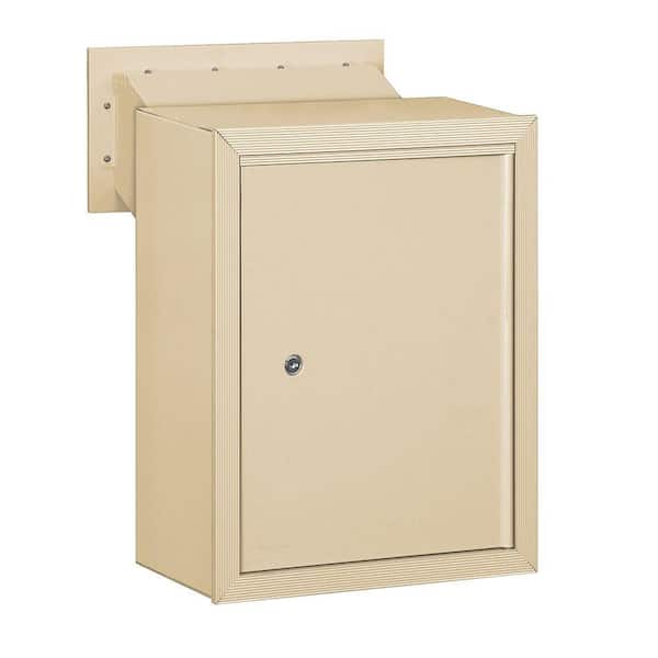Salsbury Industries 2256 Series Sandstone Receptacle Option for Mail Drop