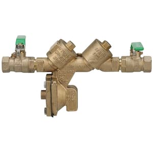 Watts 3/4 LF007M3-QT Lead Double Check Valve Backflow Preventer - LF007M3QT